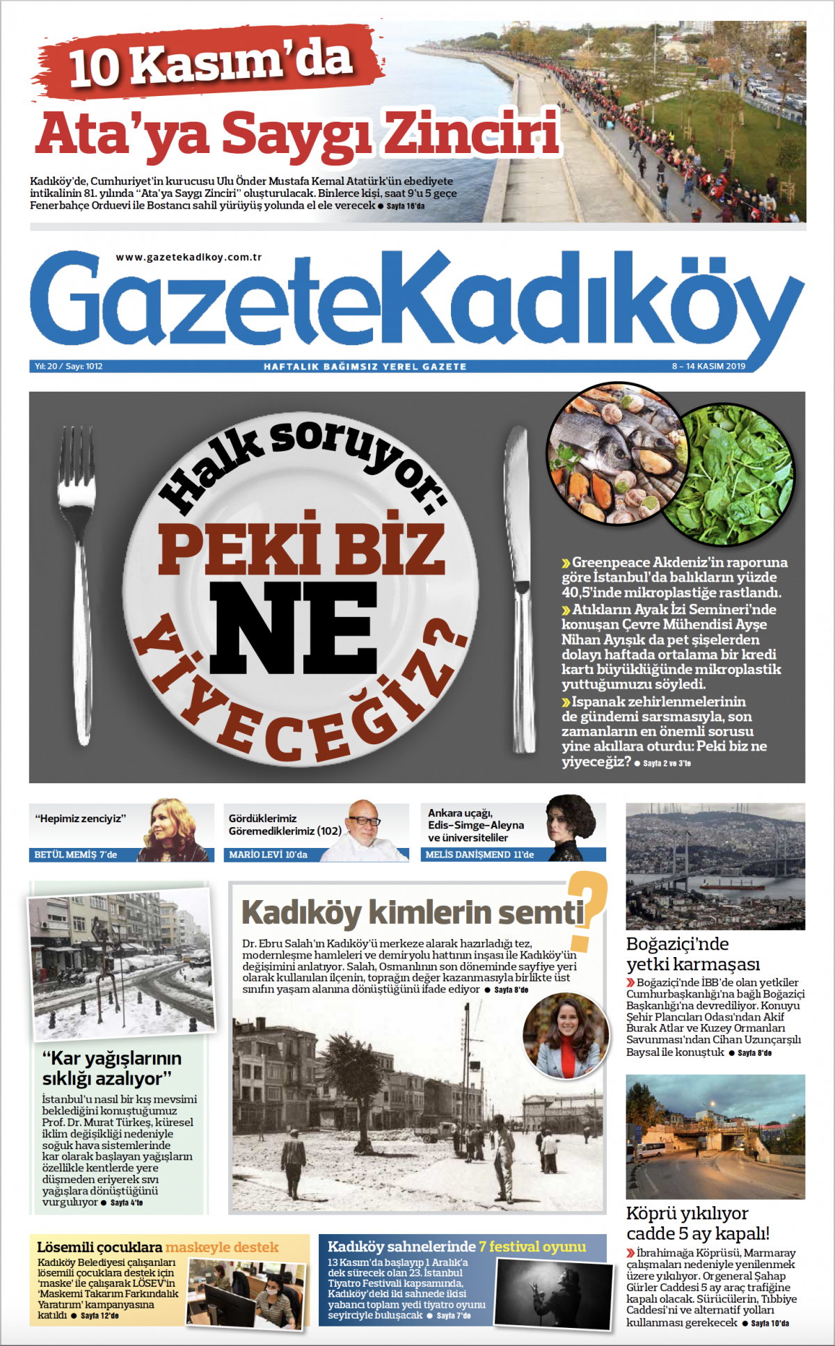 Gazete Kadıköy - 1012. Sayı